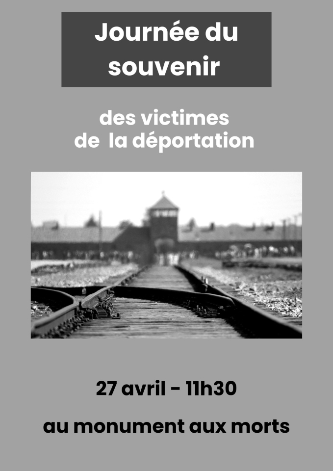 Journée du souvenir des victimes de la déportation